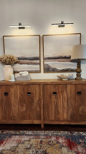 Amazon night lights ✨️ Comment LIGHTING to have links sent directly to your inbox. Y'all know how much I love a good light! These nightlights have a dusk to dawn sensor and come on automatically. I love the dimmable switch and sleek look. • #amazonhomefinds #cozyvibes #amazonmusthaves #affordabledecor #organicmodern #mylovelyneutrals #stylinginspo #kitchendesign #diningtable #woodsandwhites • Neutral home decor| affordable decorl budget friendly | corner ideas| console styling I cozy home| moder