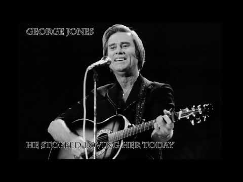 George Jones - He stopped loving her today (Lyrics)