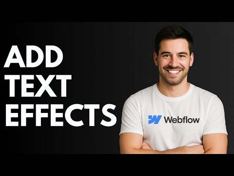 How to Add Text Effects in Webflow [QUICK GUIDE]