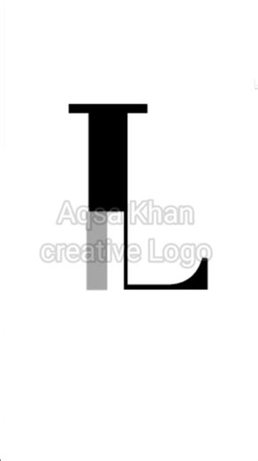 creative stylish Logo with letter L