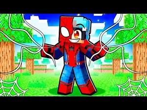 Playing as SPIDERMAN in Minecraft!