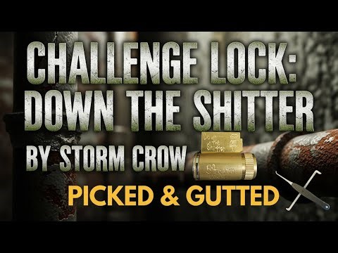 Challenge Lock: Down the Shitter by ‪@stormcrowlocksport‬