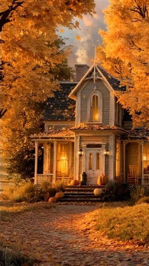 London Aristocrats' Autumn Cottage 🍁 Fall Vibes #shorts #aesthetic #victorianera