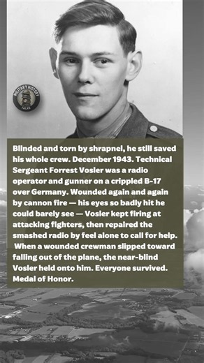 Blinded In Both Eyes, He Still Saved His Crew #short #history #ww2 #ww2history #militaryhistory