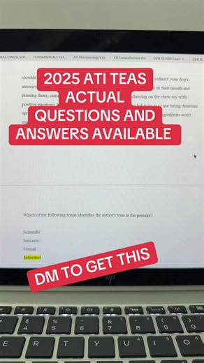 ATI TEAS Questions and Answers for Nursing Students