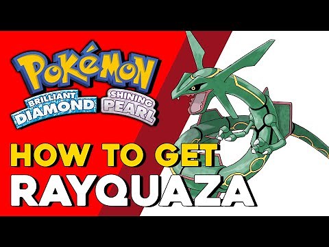 Pokemon Brilliant Diamond & Shining Pearl How To Get Rayquaza Legendary Pokemon (Pokemon BDSP)