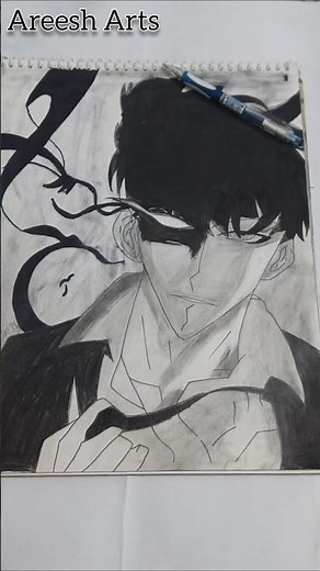 Drawing Jin woo sung ||#drawing #art #shorts