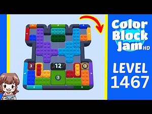 Color Block Jam Level 1467 Solution Walkthrough