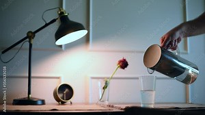 adult, adult hold, alcohol, aqua, clear drink, clear liquid, drinking, filtered water, filtering, fresh cocktail, freshness concept, furniture, glass of water, holding glass, home, home bar, home rela