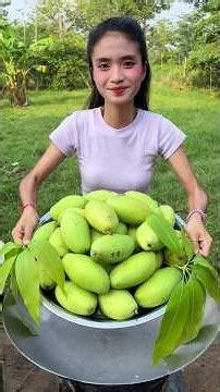Cooking spicy pickled mango and eat recipe