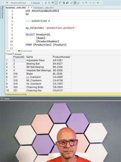 Sin ORDER BY, el orden es casual #sql #azuresql #desarrollo #data #programadores #sqlserver