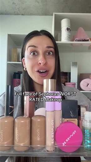 Full Face of Sephora's Worst Rated Makeup: Review