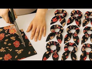 How to Make a Cute Scrunchie at Home | Easy Sewing Project for Beginners (No Experience Needed!)