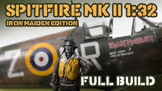 Revell 1:32 喷火式Mk II战斗机模型制作