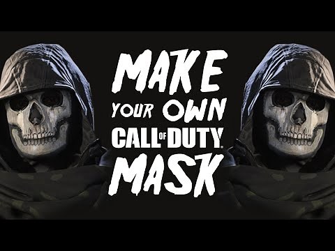 CUSTOM HALLOWEEN MASK | Creating a Custom Call of Duty Ghost Mask