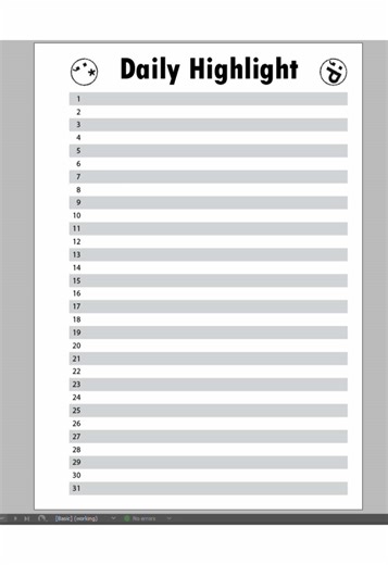 Follow along as I make the monthly Daily Highlight page. I forgot to mention in the video that I use Adobe InDesign to make these. #bulletjournal #fyp #bujo #indesign #journaltok