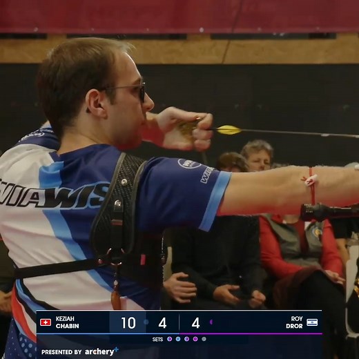 43K views · 548 reactions | Swiss stage. Swiss star.  Keziah Chabin wins his first Swiss Open - Lausanne medal right at home! #IndoorWorldSeries | Indoor Archery World Series | Facebook