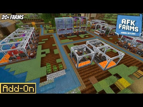 AFK Farms That Work While You’re Offline in Your Minecraft PE World