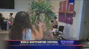 2.9K views · 25 reactions | The World Bodypainting Festival is happening, & our Mike Davis stopped by Skin City Body Painting to check out some of the cool artwork. | MORE FOX5 | Facebook