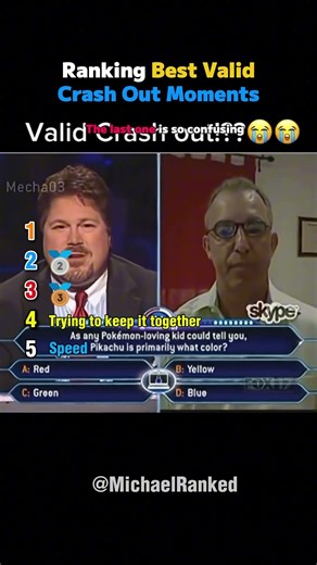Ranking Best Valid Crash Out Moments