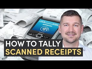 🧾 How to Tally Scanned Receipts! (Easy Walkthrough)