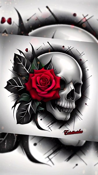 Diseños de Tatuajes: Calaveras y Rosas en Tendencia