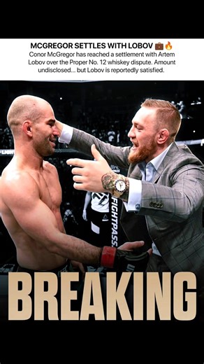 McGregor SETTLES Multi-Million Proper 12 Lawsuit!
