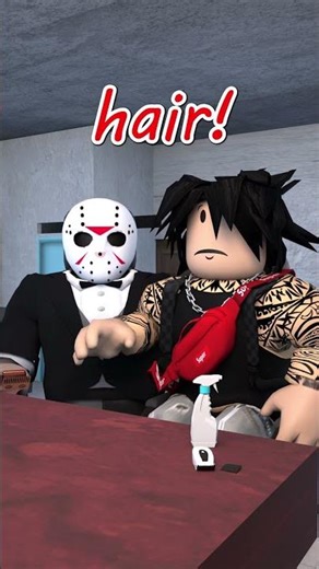 Getting A Hair Cut In Roblox | Roblox Animations #shorts