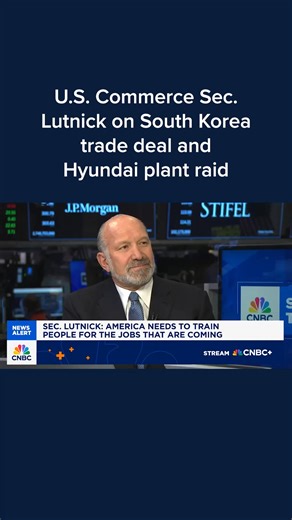 396K views · 4.7K reactions | U.S. Secretary of Commerce Howard Lutnick discusses where trade negotiations stand with South Korea. Watch the full interview: cnb.cx/45YgNfc | CNBC | Facebook
