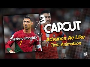 Advance Ae Like Glitch Text Animation Tutorial On capcut✨