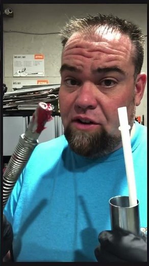 How to grease a chainsaw bar sprocket with a push grease gun. Learn how to fill the grease gun!