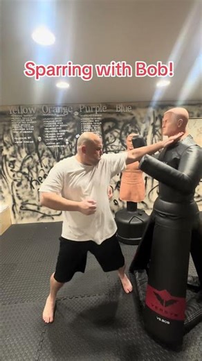 Getting a good workout in with my baby boy. #kenpo #martialarts #gymworkout