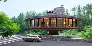 This Innovative Connecticut Home Rotates at the Push of a Button