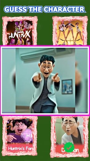 KPOP Demon Hunters in Real Life TikTok Version~🎵Guess KPOP Demon Hunters Characters By Dancing💃🔥