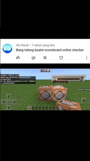 Scoreboard Online Checker #minecraft #commandblock #shorts