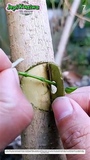 Horticulture Technique: How Inlay Grafting Turns Tree Stems Into Live Branches