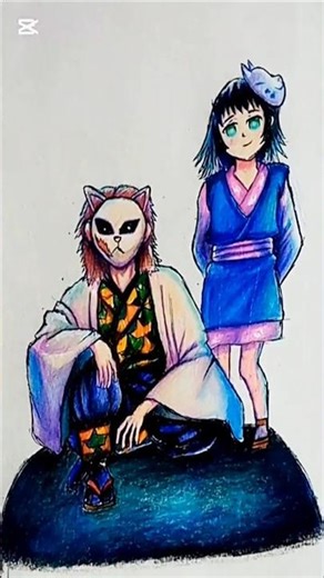 Demonslayer Characters speed drawing #characters# demonslayer #anime#manga