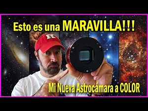 INCREÍBLE y BARATA astrocámara de gran sensor a colores. ASI071MC