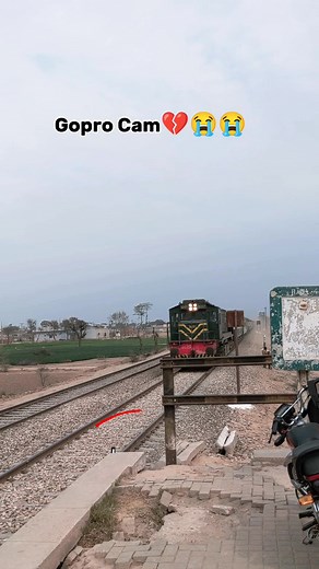 Gopro gone💔😭 #railways #everyone #trendsetter #dontunderreviewmyvideo #fypシ #viralvideo #goprocrash #crash