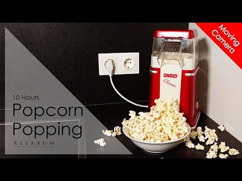 Popcorn Machine - 10 Hours - White Noise - Popcorn Popping