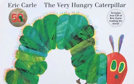 经典英文绘本共读示范 讲解《好饿的毛毛虫》 The Very Hungry Caterpillar