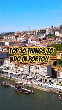 TOP 10 Things To Do in PORTO, PORTUGAL! #porto #portugal #portugaltravel