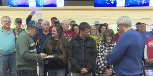 Senior bowling league  gives back to community