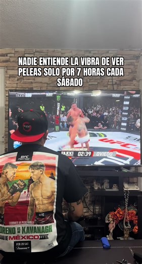 Eso de ver peleas por 7 horas solo cada sábado, es algo que pocos entenderán….