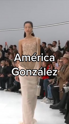 Venezuelan Model América González at Fendi Couture Spring 2023 Show