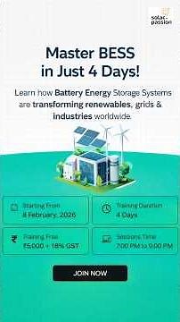 Why BESS Is the Future | Battery Energy Storage System Training Explained