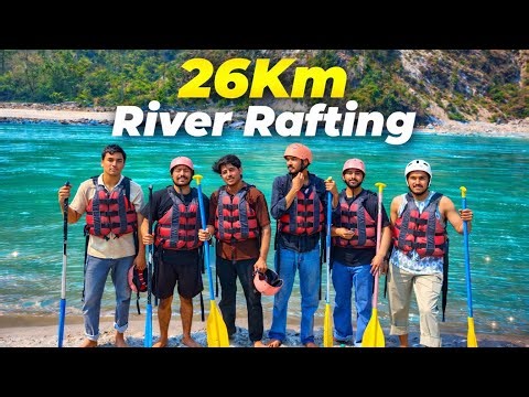 26 KM River Rafting in Rishikesh 😳 | Craziest Adventure Ever