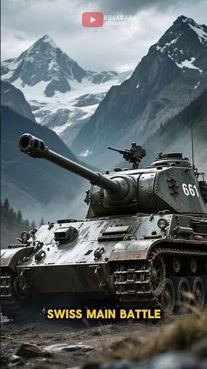 Panzer 61 Tank: Swiss Cold War Main Battle Tank | 105mm Cannon & Unique Design