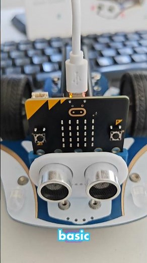 Cutebot Pro Getting Started: Upload Code & Run Your First Program (MakeCode) #shortvideo