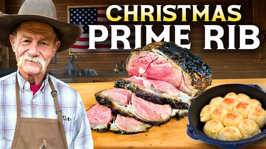 How Kent Rollins creates a perfect Christmas prime rib with ranch style simplicity